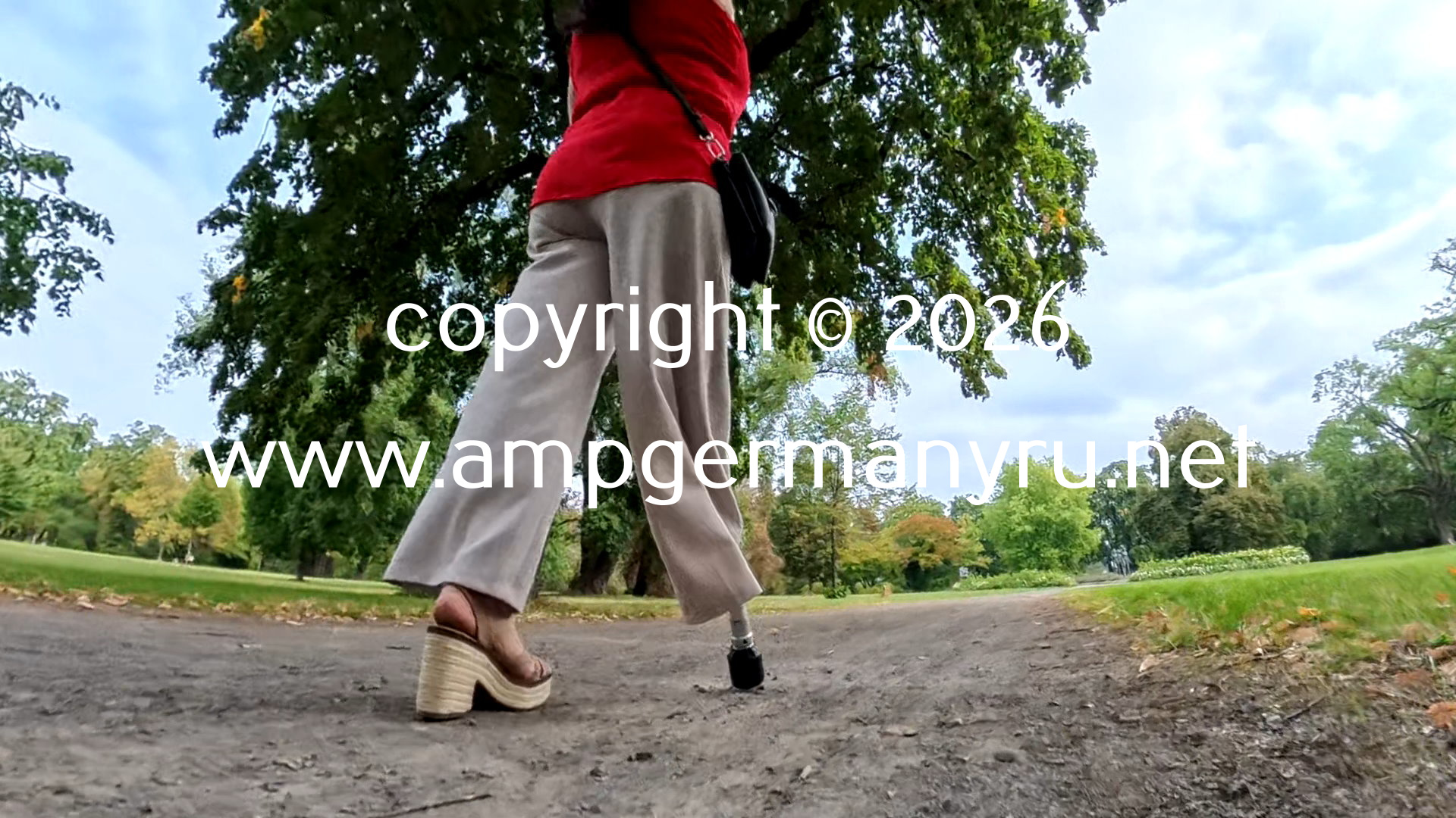Rimma Pegleg Video Lady in Red